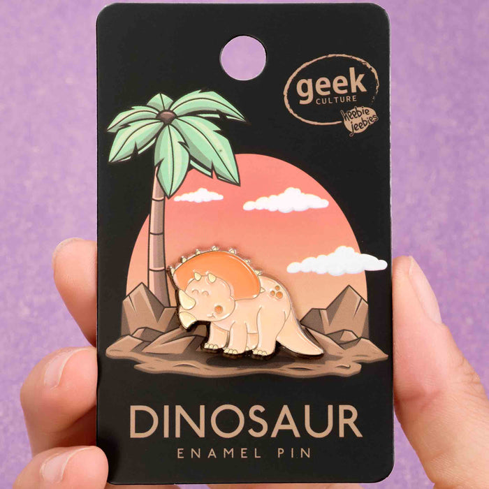 Dinosaur Triceratops Pin